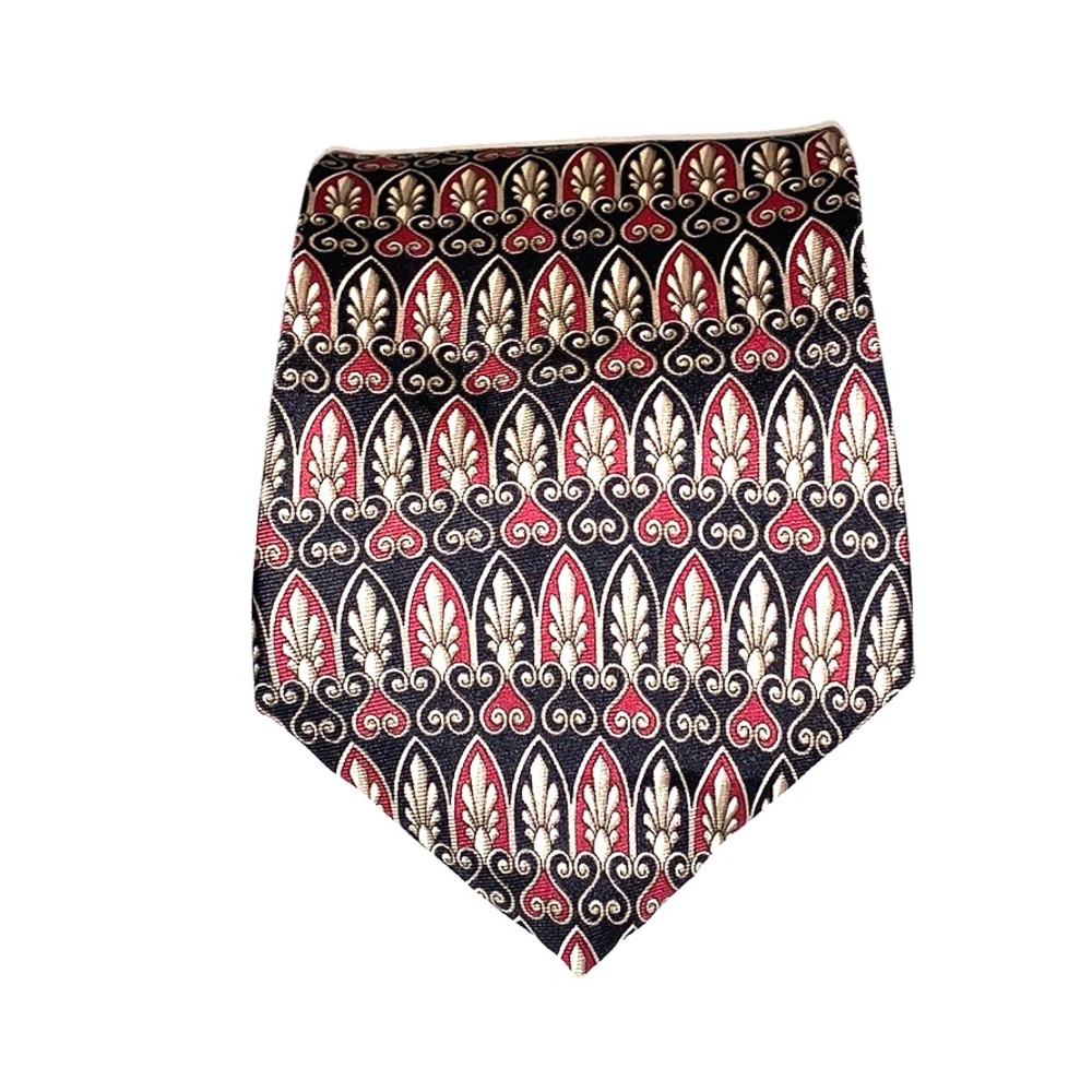 Peterborough Row Patterned Silk Tie NWOT